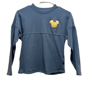 Disneyland Resort Blue Gold Mickey‎ Mouse Spirit Jersey Size Youth Large (10-12)